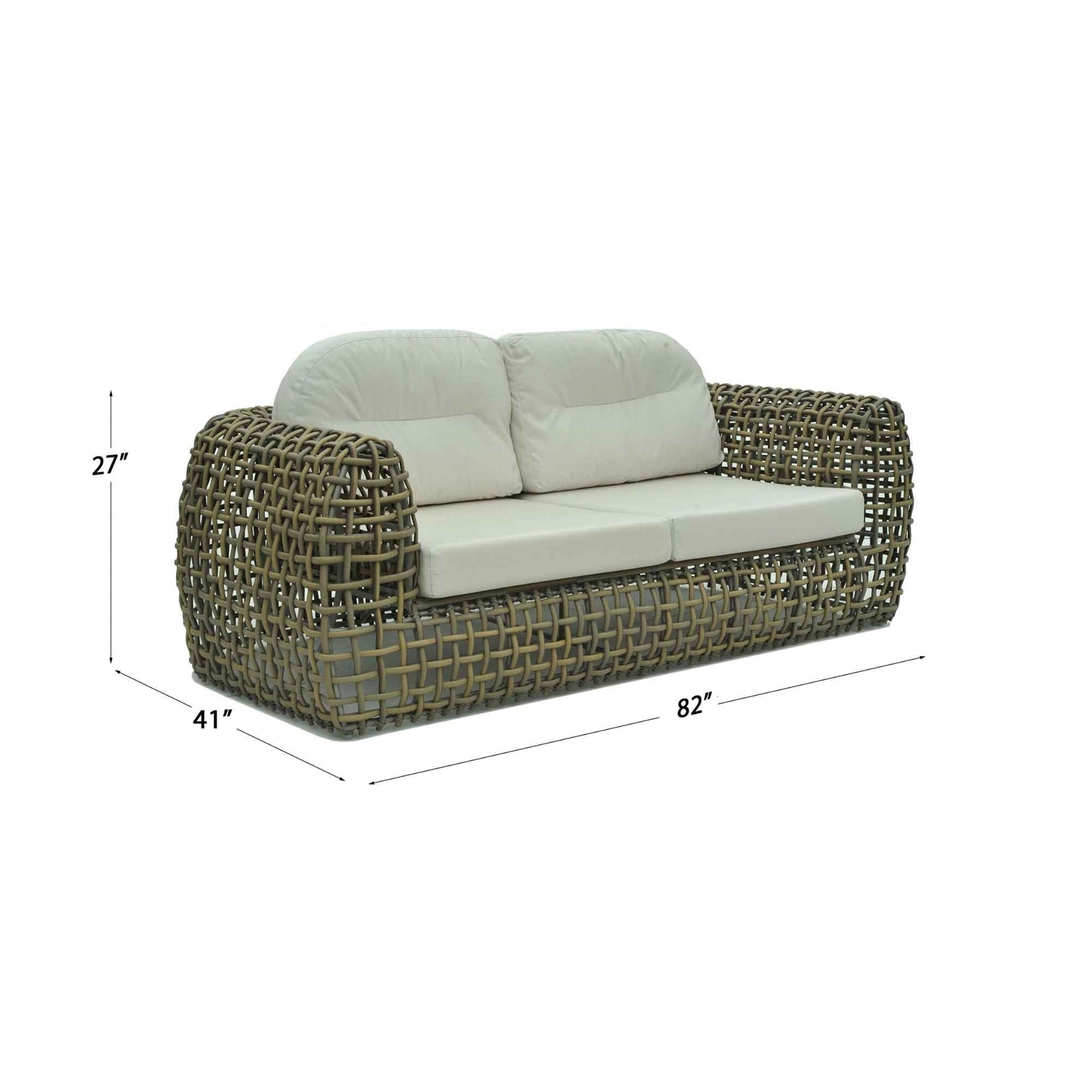Dynasty Sofa with Sunbrella Cushion