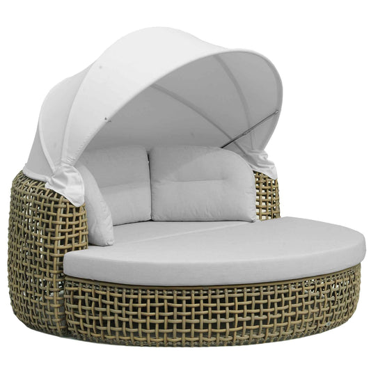 Dynasty Daybed with Canopy and Sunbrella Cushions