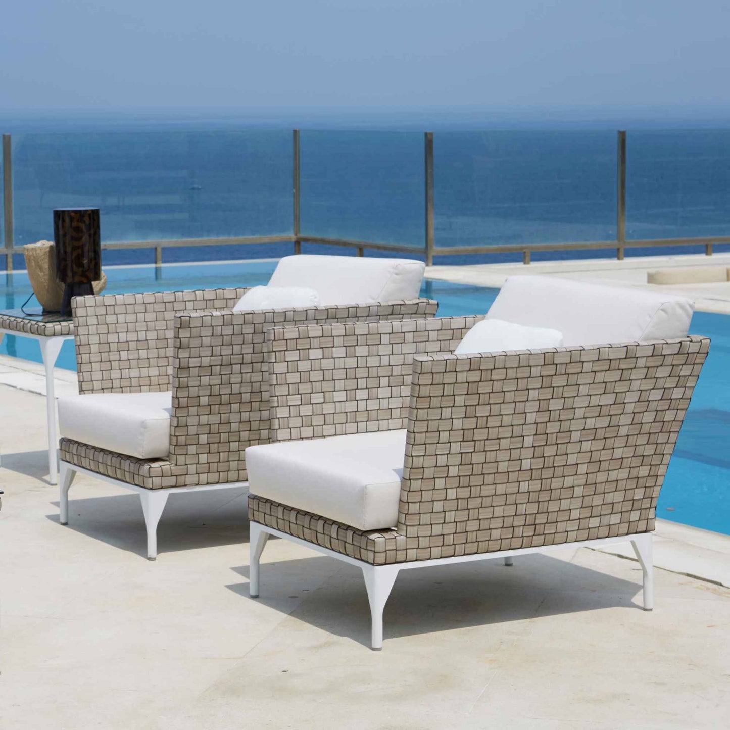 Brafta Armchair with Sunbrella Cushion