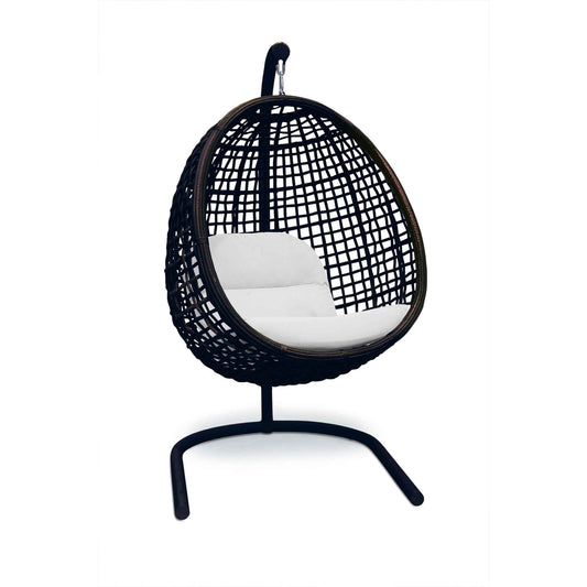 Dynasty Hanging Chair with Frame and Sunbrella Cushion