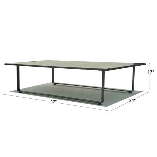 Horizon Coffee Table with Glass