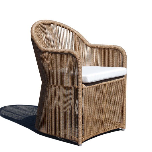 Calixto Dining Armchair with Sunbrella Cushion