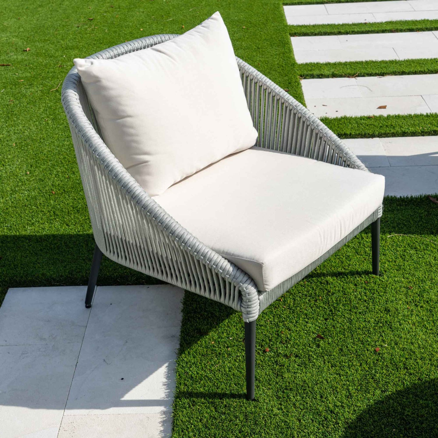 Rodona 4-Piece Seating Set with Sunbrella Cushions