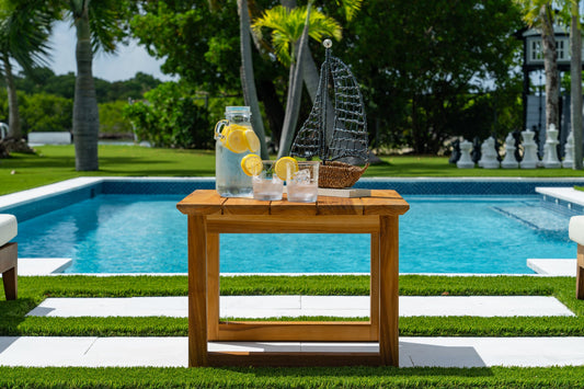 Panama Jack Bali Teak End Table