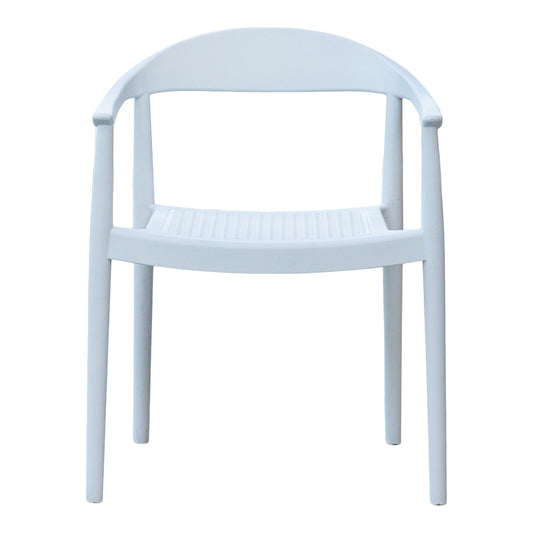 Kennedy Set of 2 Stackable Armchair-White