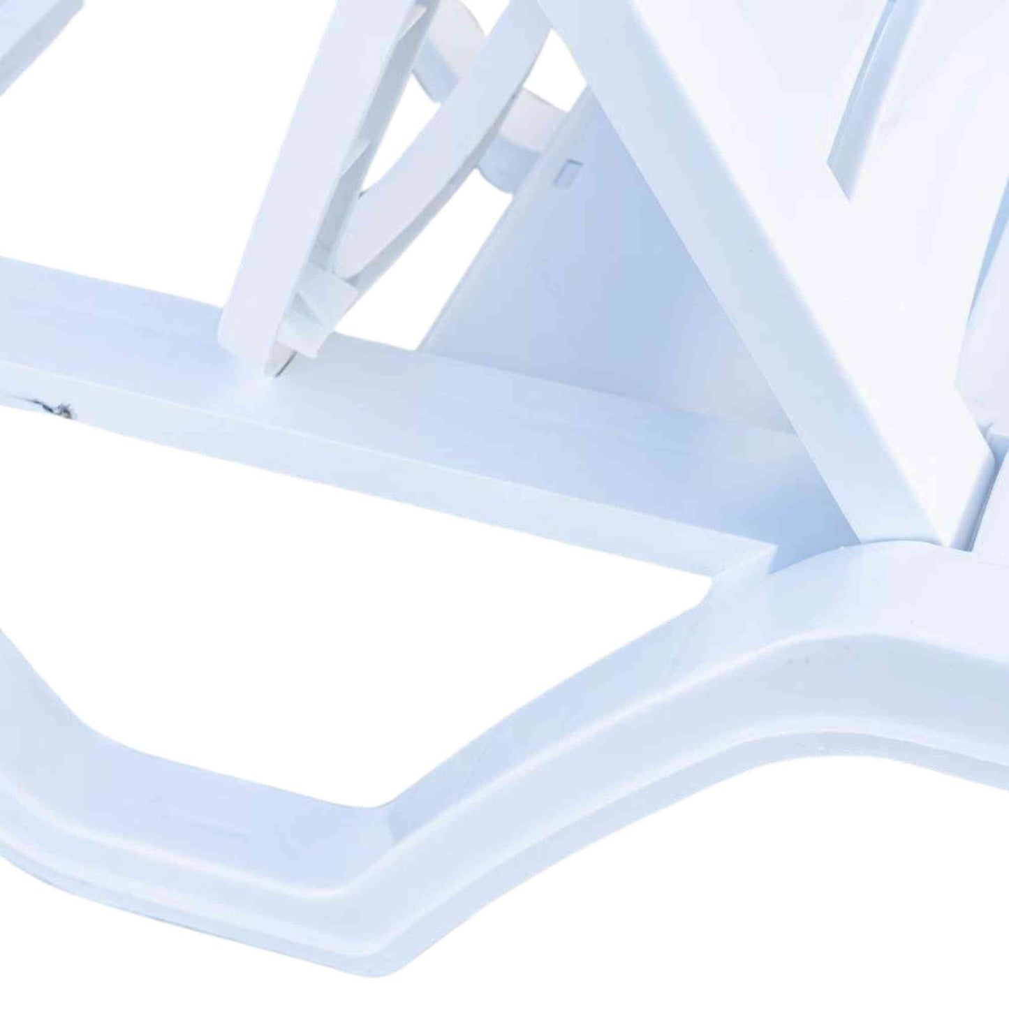 Lara Set of 2 Stackable Chaise Lounge
White