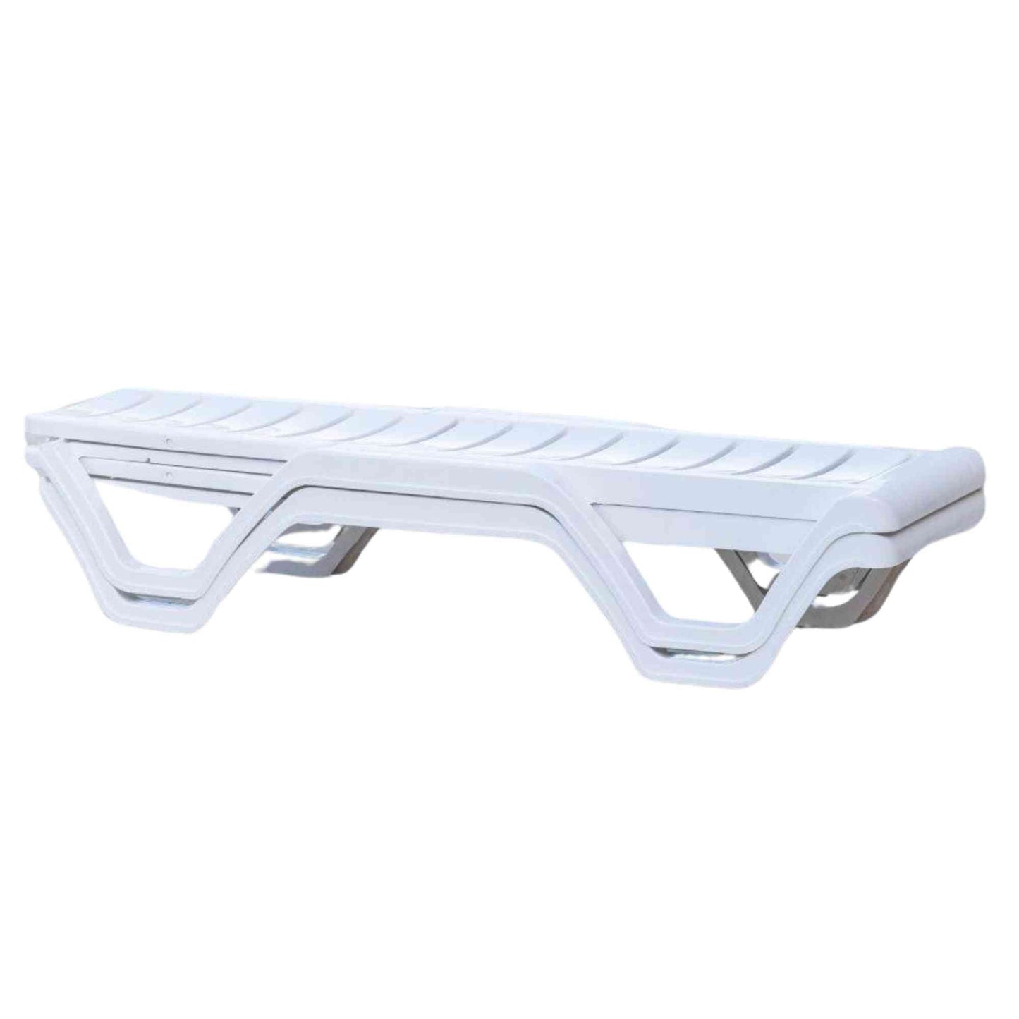 Lara Set of 2 Stackable Chaise Lounge
White