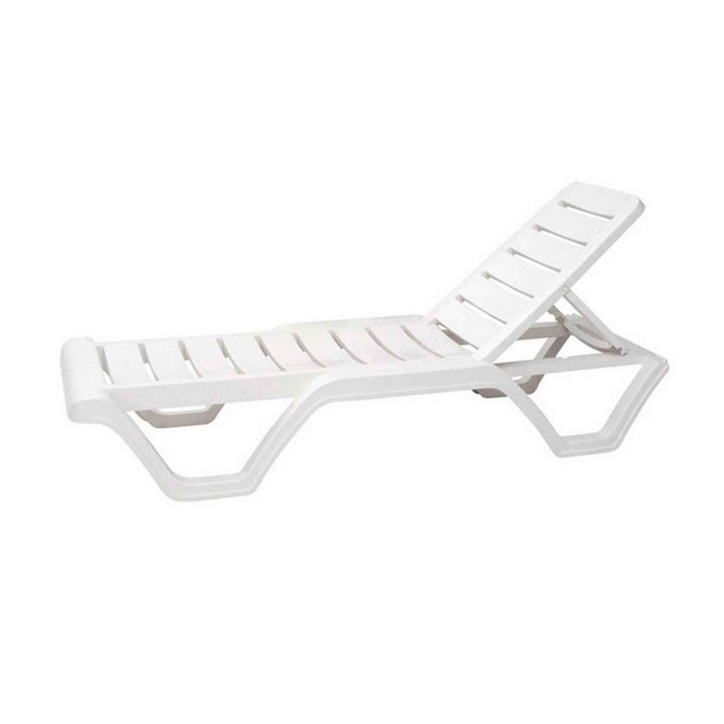 Lara Set of 2 Stackable Chaise Lounge
White
