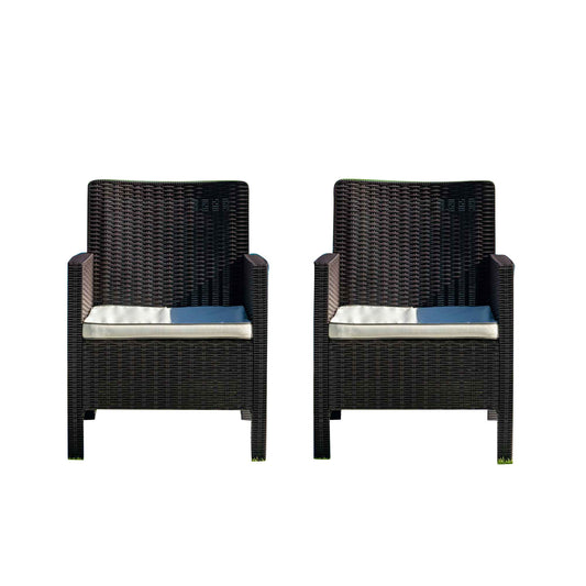 Nova Set of 2 Lounge Chairs W/Cushion