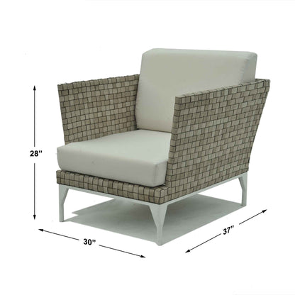 Brafta Armchair with Sunbrella Cushion