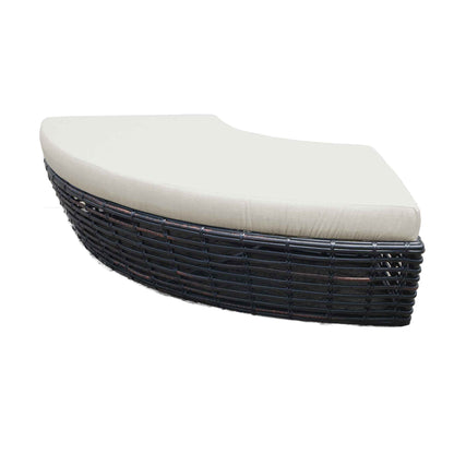 Halo Bench with Sunbrella Cushions