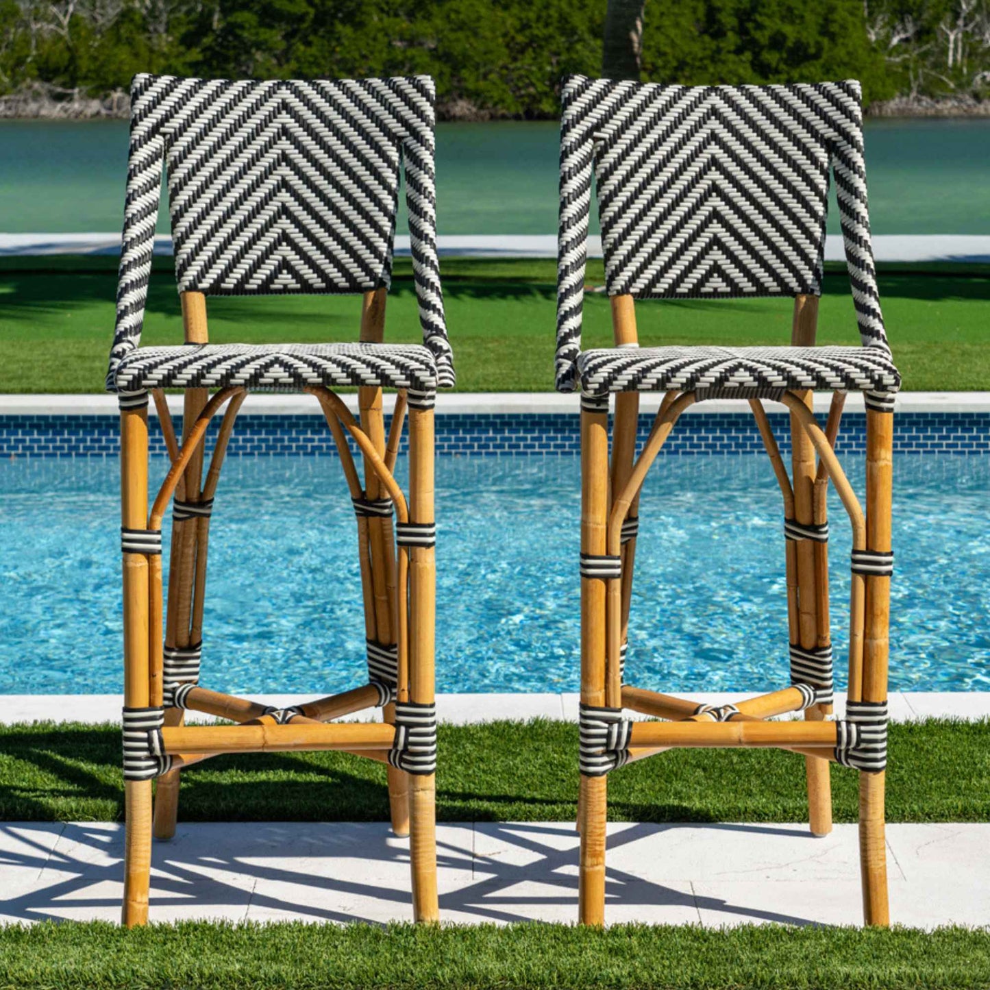 Panama Jack Set 2 Paige Bar Stools