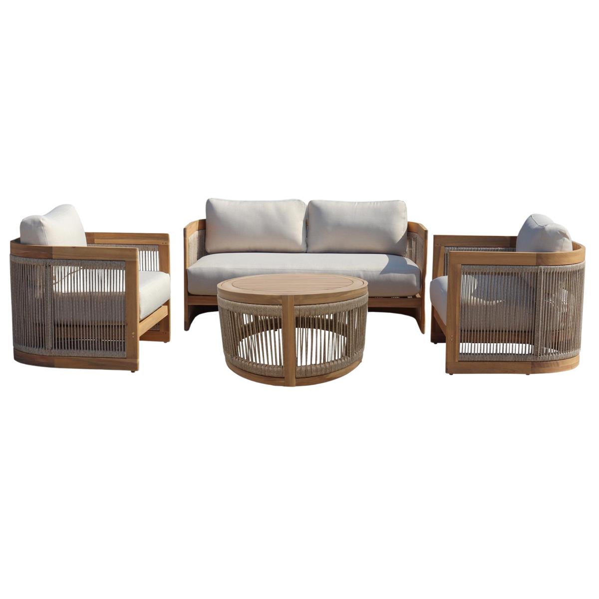 Compass Cay 4-Piece Loveseat Set