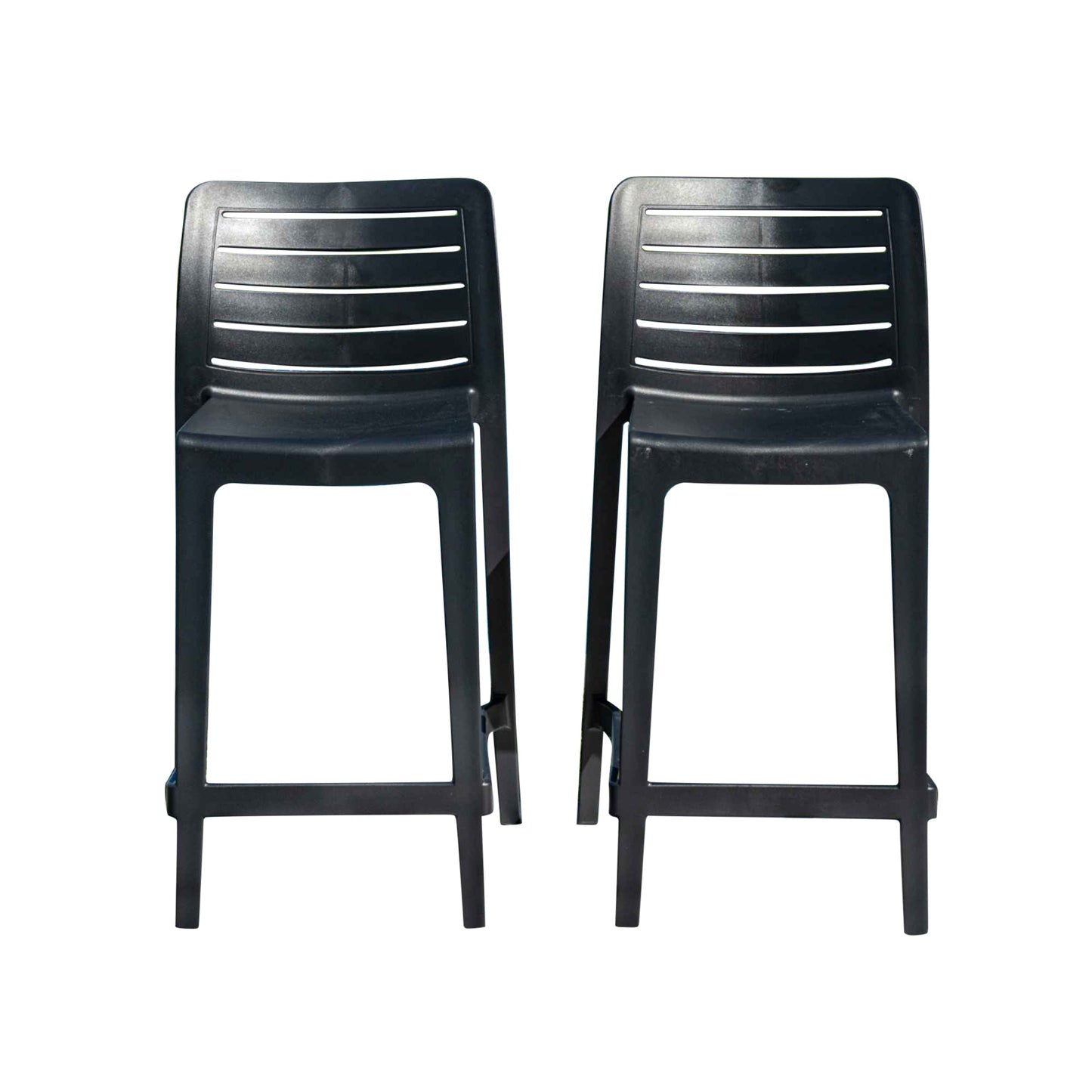 Leva Set of 2 Barstools - Anthracite