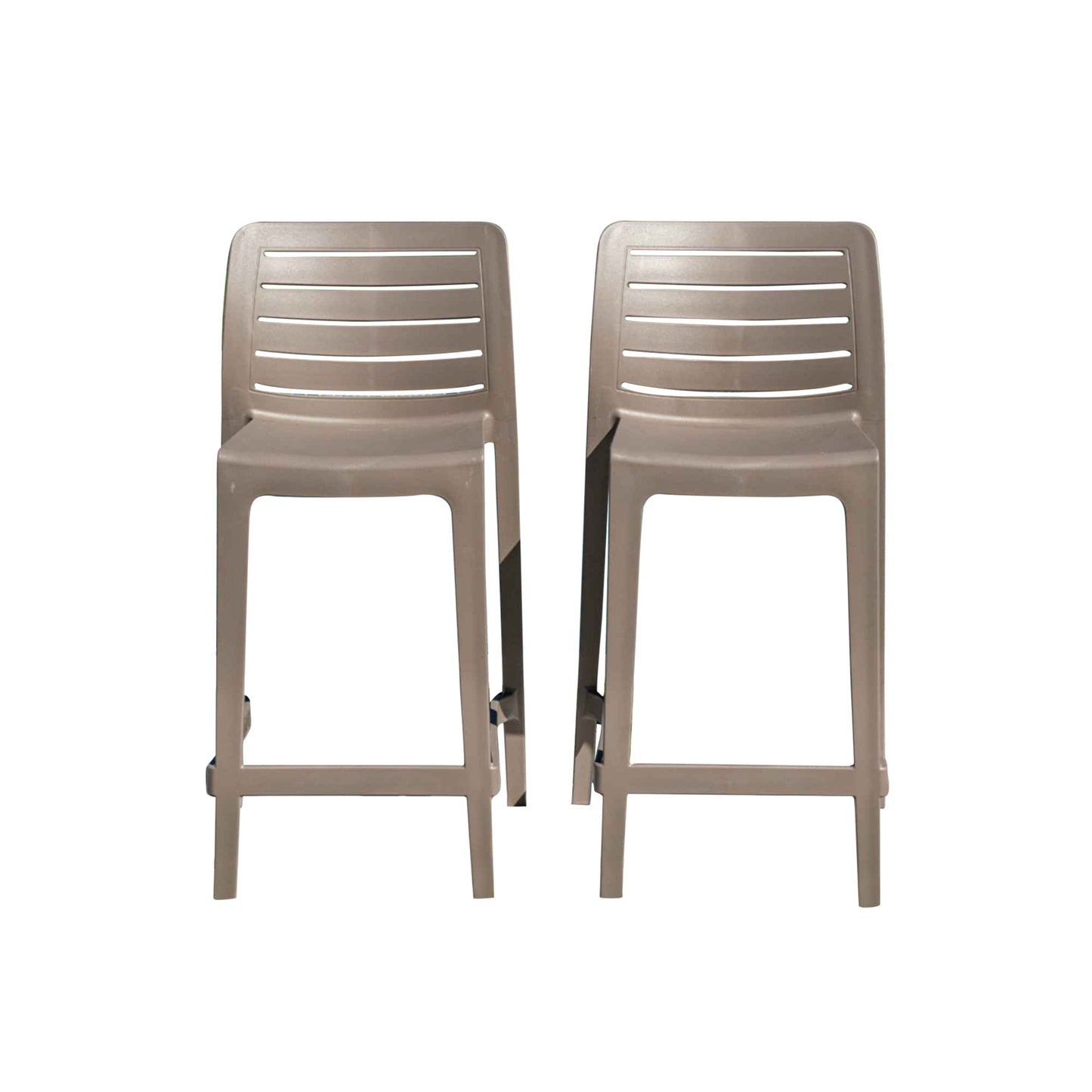 Leva Set of 2 Barstools - Cappucino