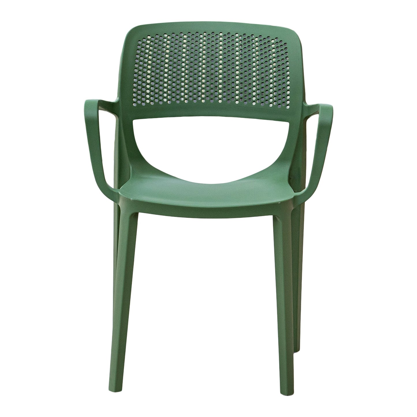 Mila Set of 2 Stackable Armchair-Green