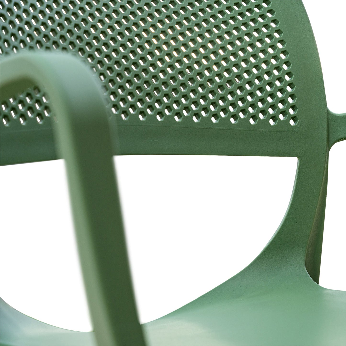 Mila Set of 2 Stackable Armchair-Green