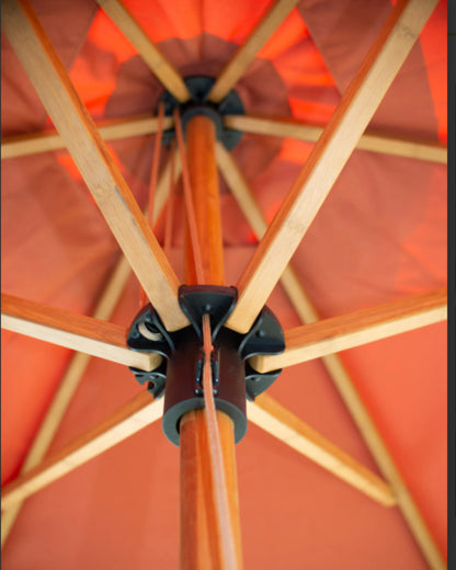 Sirocco Bamboo Center Pole Umbrella